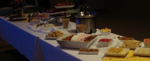 Dessert table